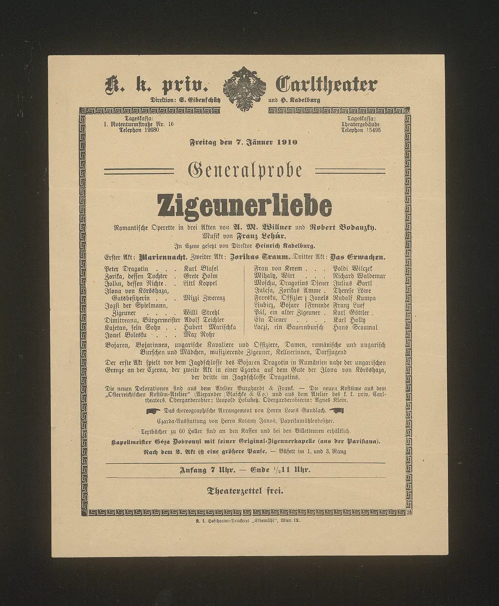 Zigeunerliebe