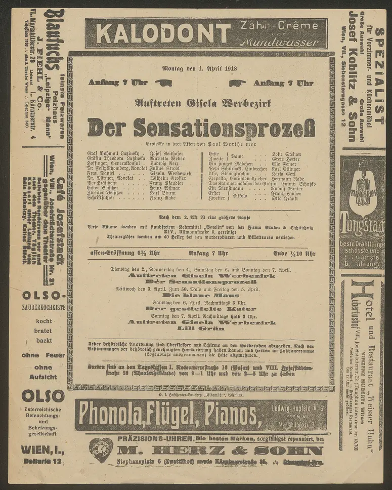 Der Sensationsprozeß