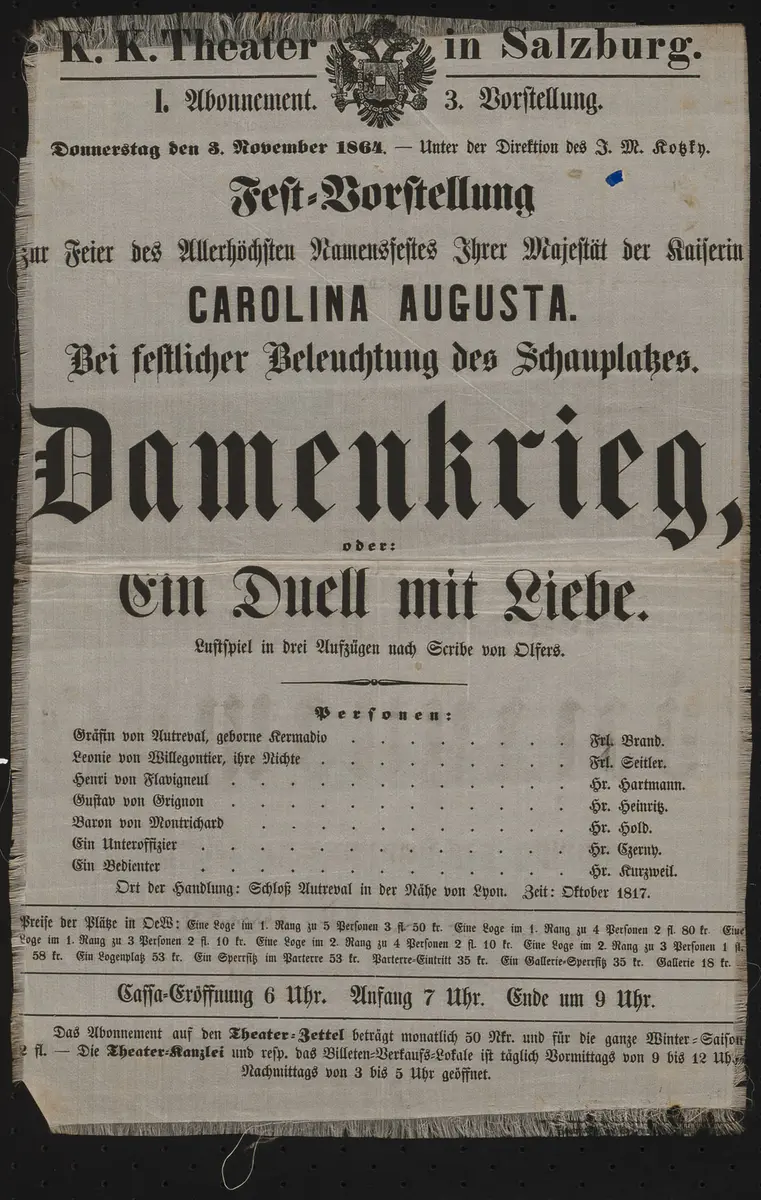 Damenkrieg oder Ein Duell mit Liebe