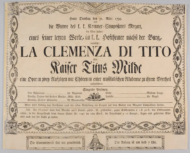 La Clemenza di Tito