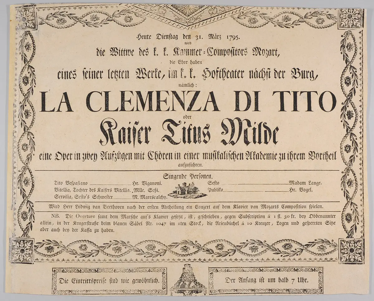 La Clemenza di Tito