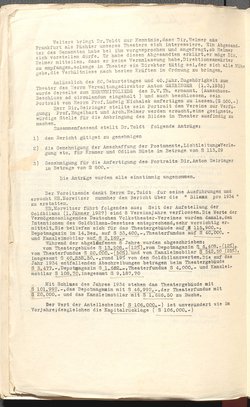 Protokolle der Ausschusssitzungen des Vereines des Deutschen Volkstheaters in Wien
