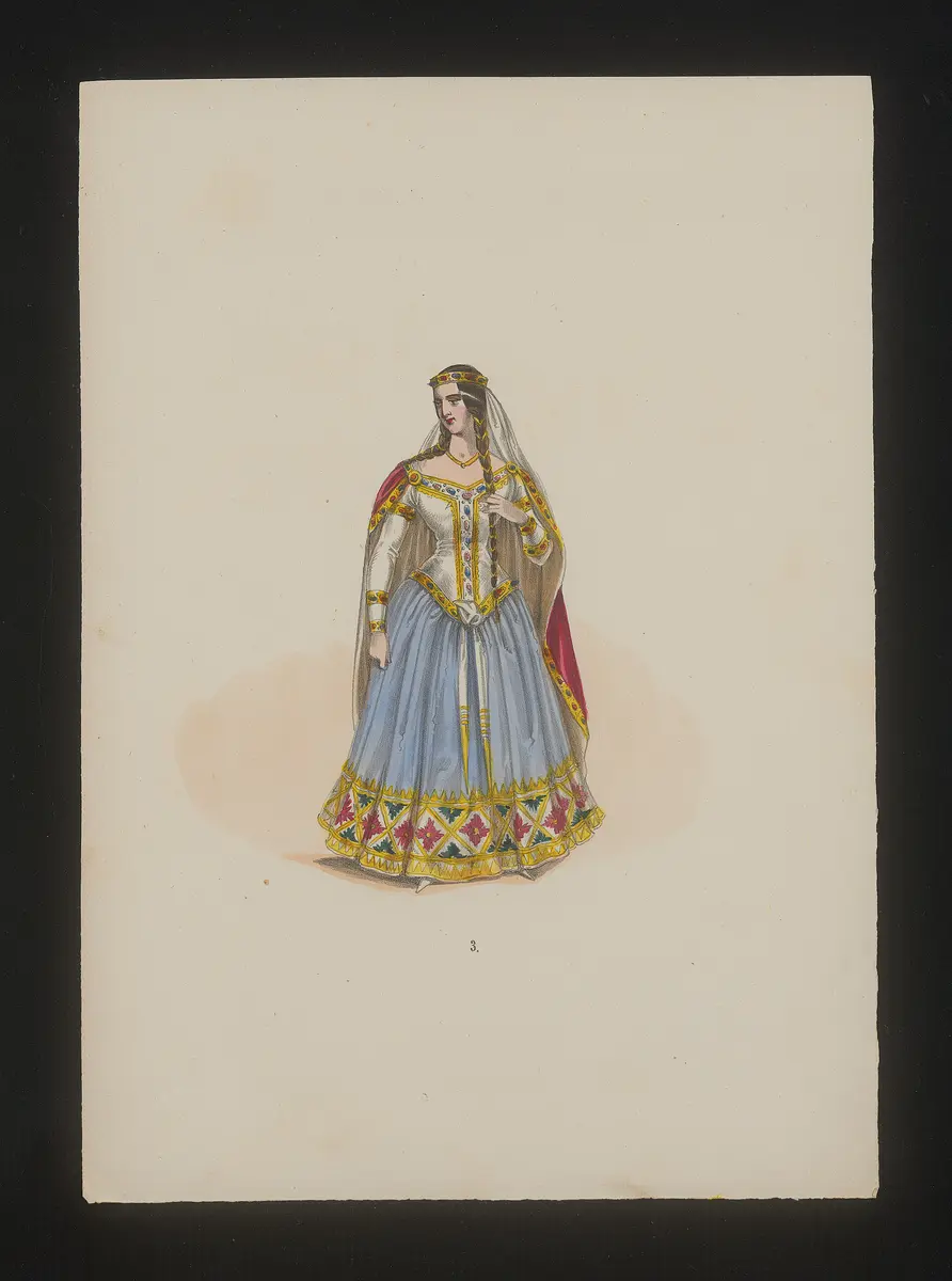 I Normanni a Parigi, Titel der Serie: Neue Costume-Sammlung verschiedener Zeiten und Nationen
