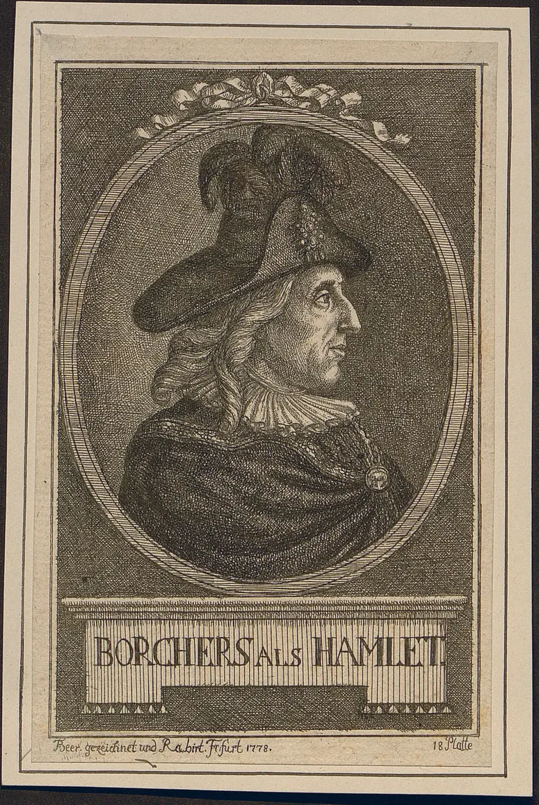 David Borchers, Verweis auf Stücktitel: Hamlet