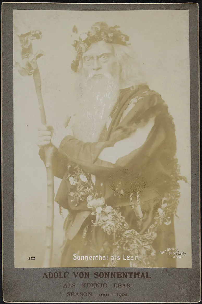 Adolf von Sonnenthal, Verweis auf Stücktitel: König Lear