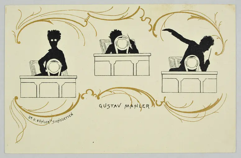 Gustav Mahler, Titel der Serie: Dr. O. Böhler's Silhouetten