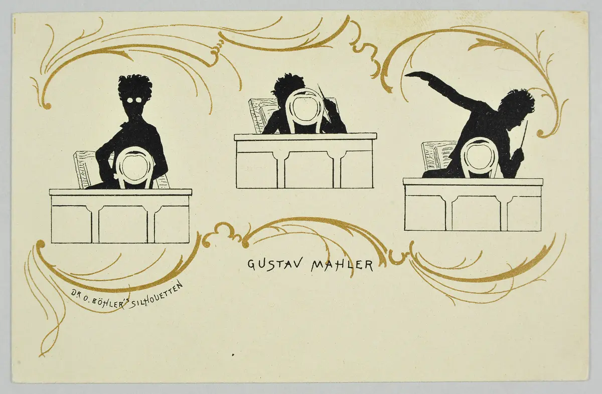 Gustav Mahler, Titel der Serie: Dr. O. Böhler's Silhouetten