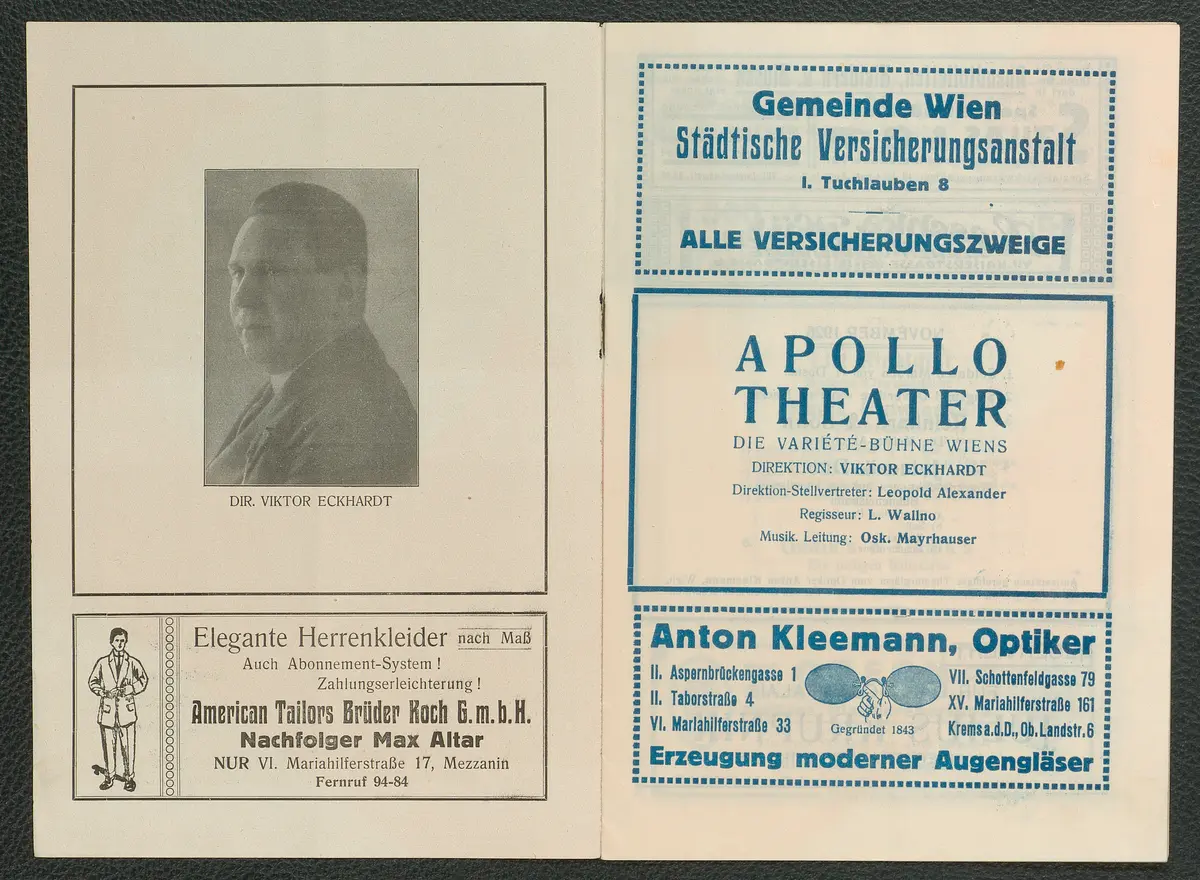 Apollo Varieté-Programm