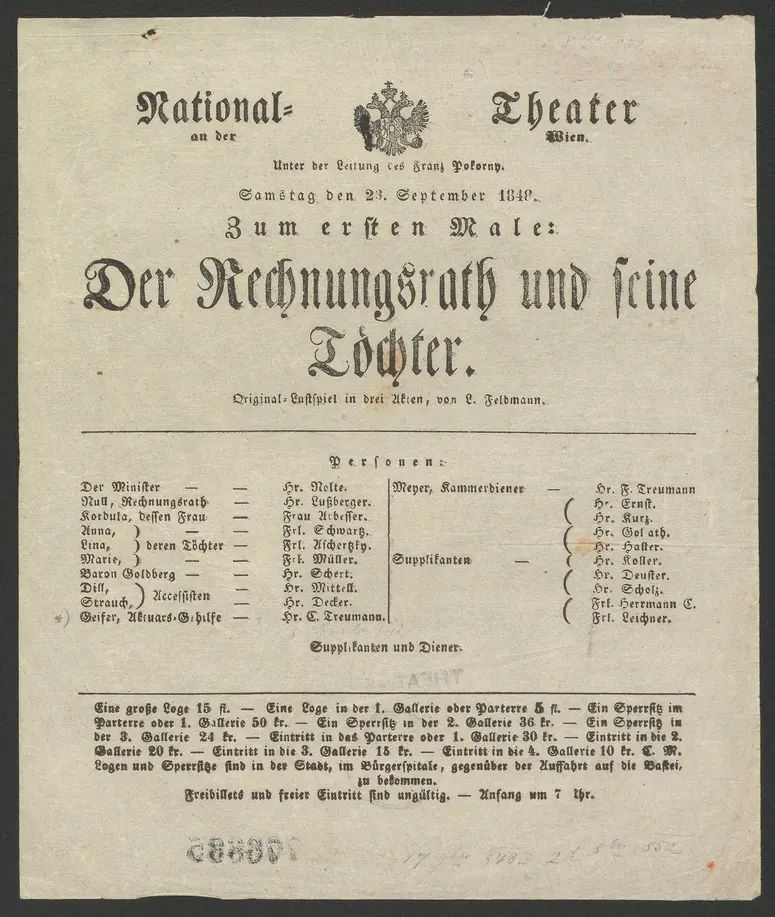 Der Rechnungsrath und seine Töchter