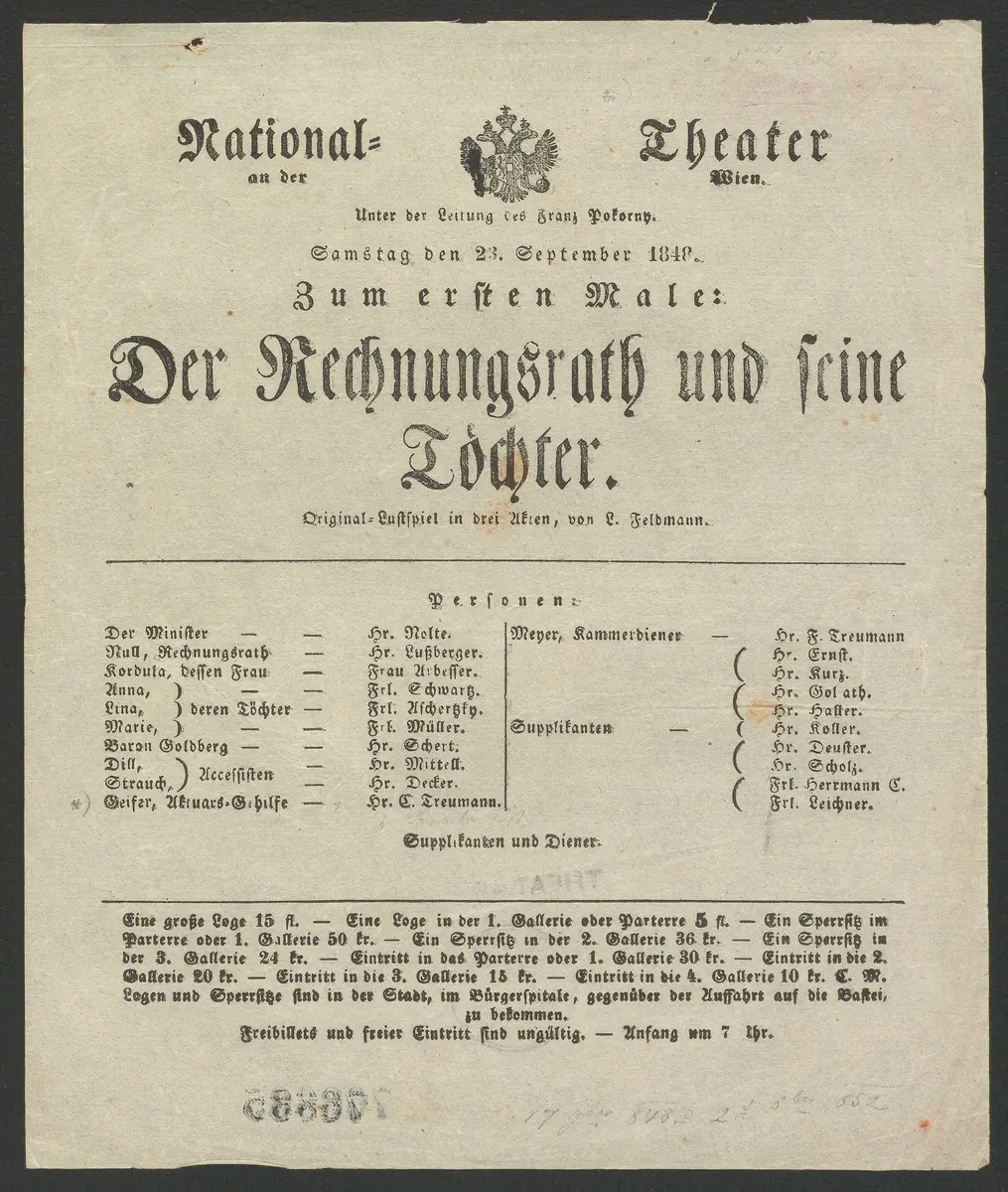 Der Rechnungsrath und seine Töchter
