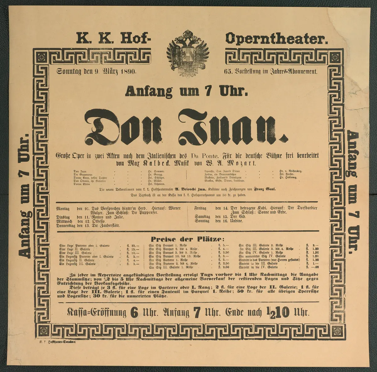 Don Juan, Alternativtitel: Don Giovanni