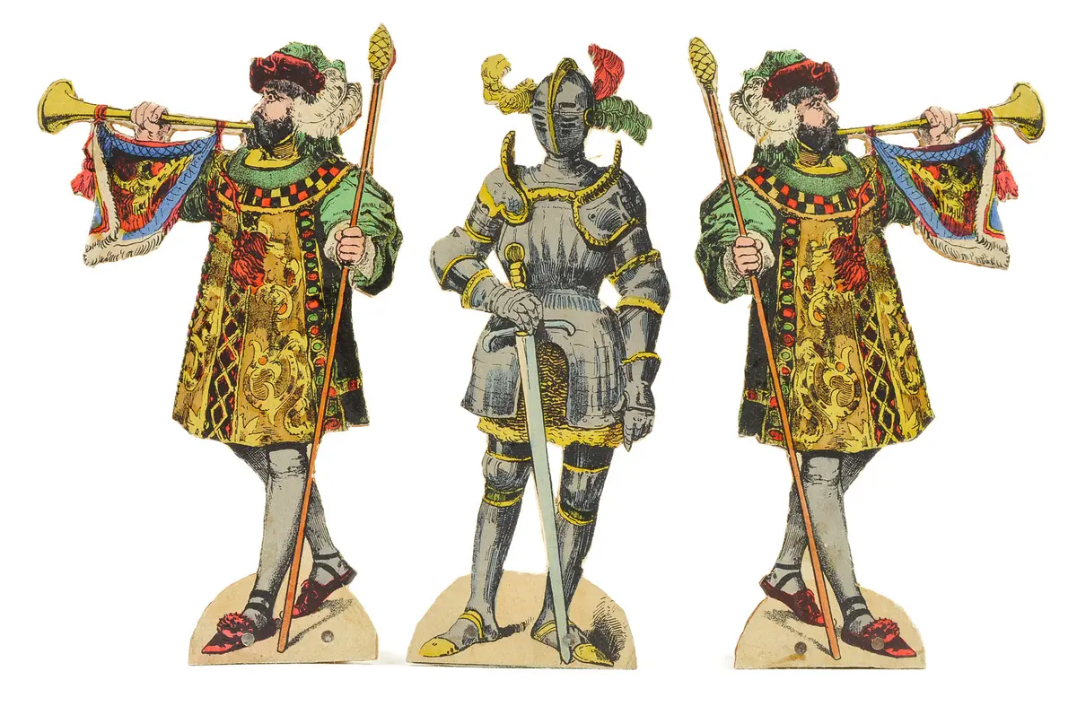 Verschiedene Theaterfiguren