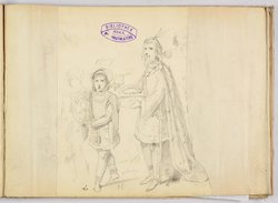 Die Jungfrau von Orleans, Titel der Serie: Figurinen des k.k. Hof-Burgtheaters