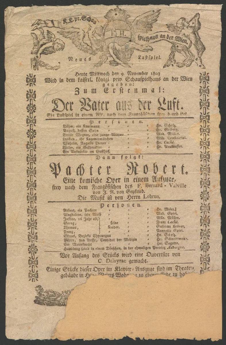Der Vater aus der Luft, Pachter Robert