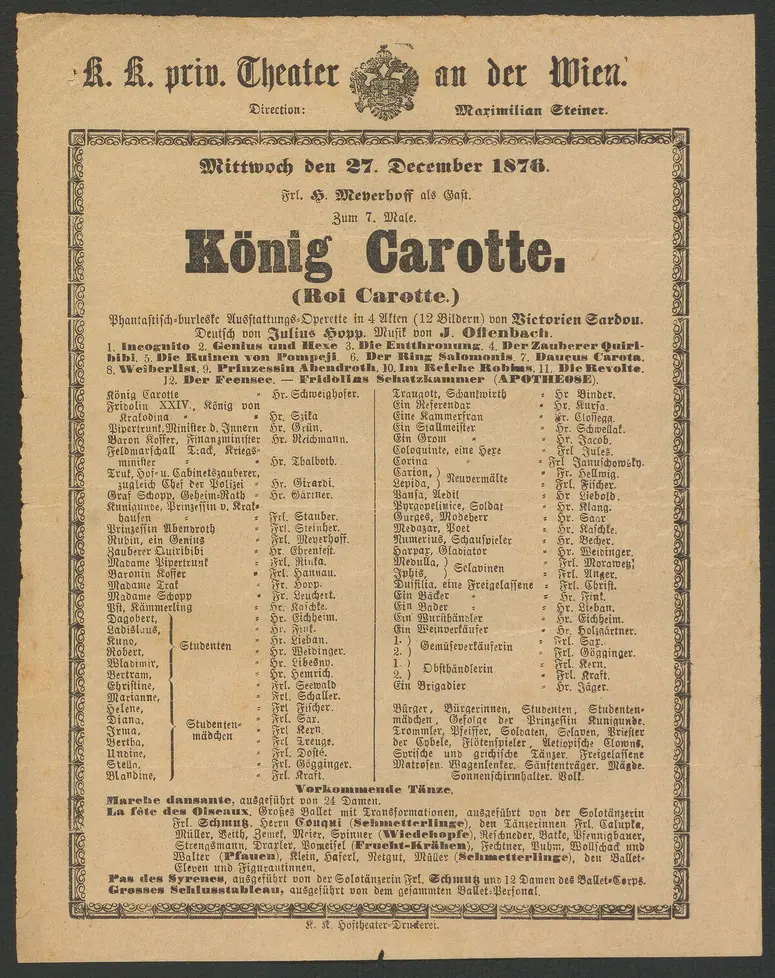 König Carotte, König Karotte, Originaltitel: Roi Carotte