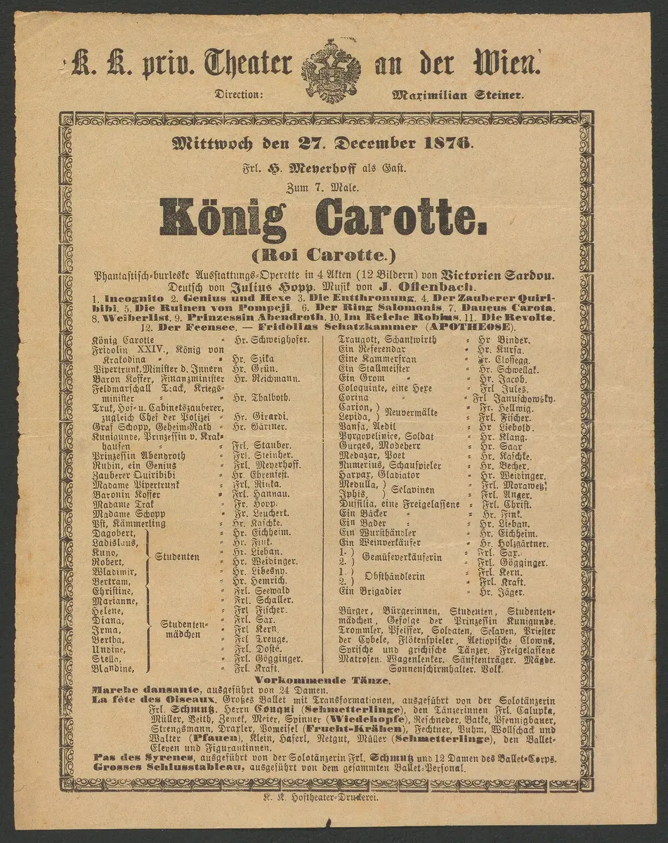 König Carotte, König Karotte, Originaltitel: Roi Carotte