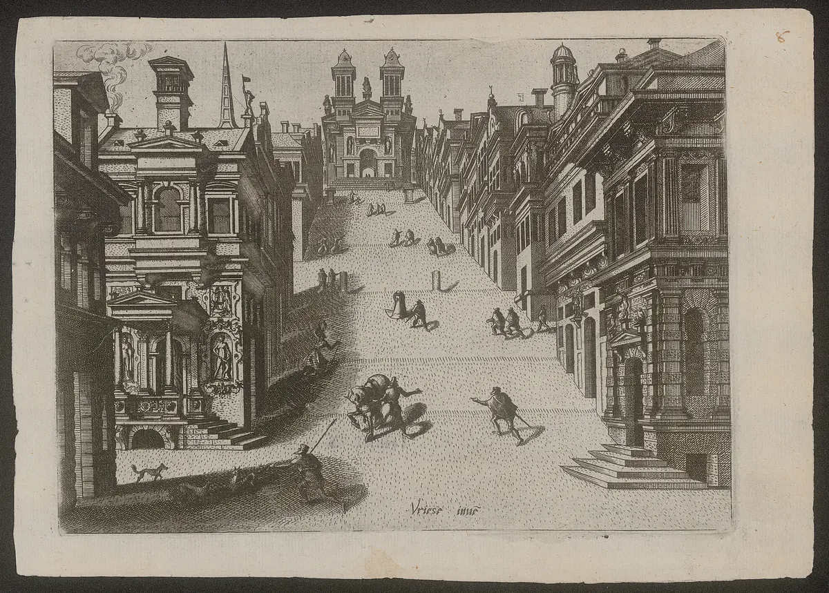 ohne Titel, Titel der Serie: Kleine perspektivische Architekturansichten