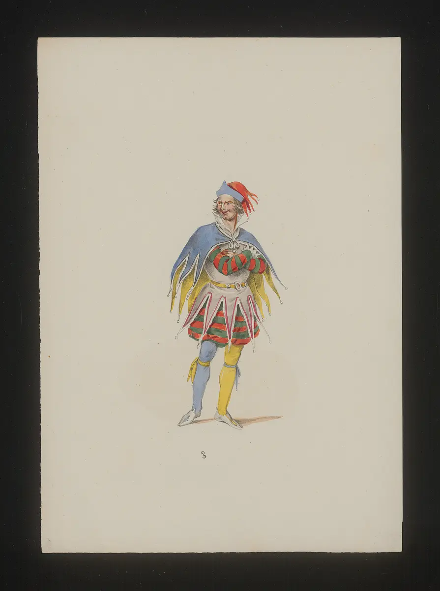 Ring und Maske, Titel der Serie: Neue Costume-Sammlung verschiedener Zeiten und Nationen