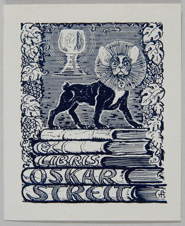 Exlibris Oskar Streit