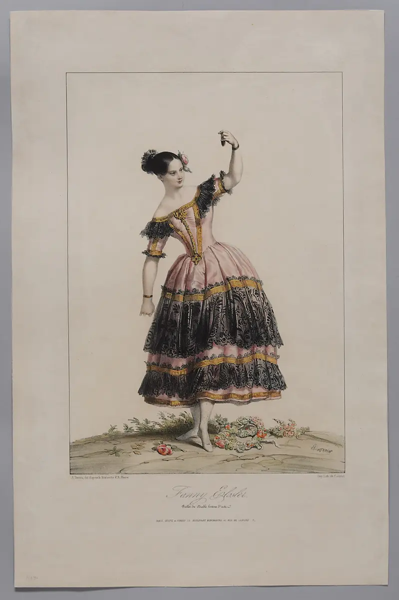 Fanny Elßler, Verweis auf Stücktitel: Der hinkende Teufel (Le diable boiteux)