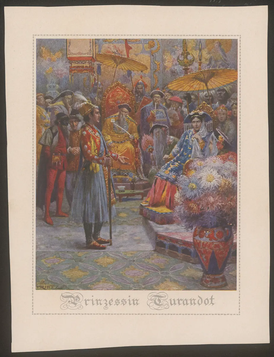 Turandot, Titel in Vorlageform: Prinzessin Turandot