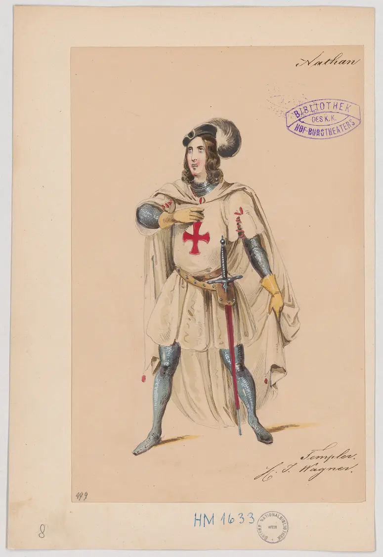 Nathan der Weise, Titel der Serie: Figurinen des k.k. Hof-Burgtheaters