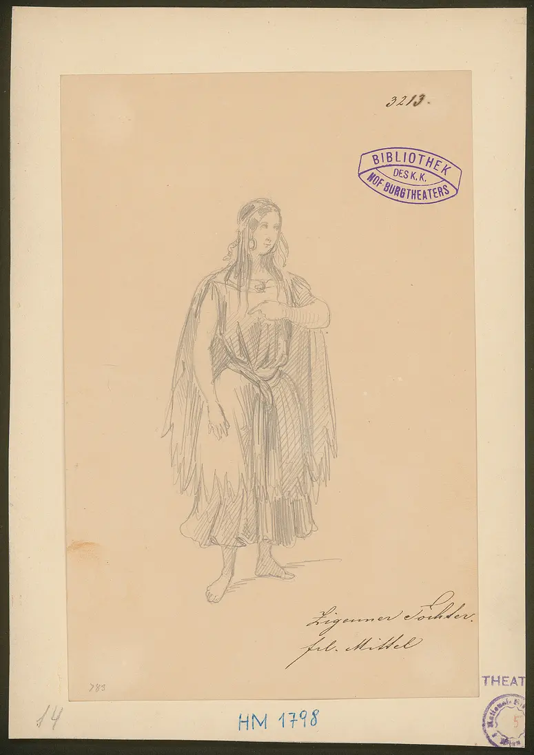 Götz von Berlichingen mit der eisernen Hand, Titel der Serie: Figurinen des k.k. Hof-Burgtheaters