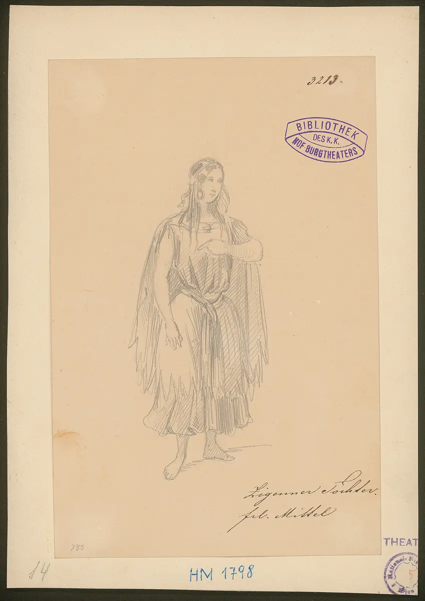Götz von Berlichingen mit der eisernen Hand, Titel der Serie: Figurinen des k.k. Hof-Burgtheaters