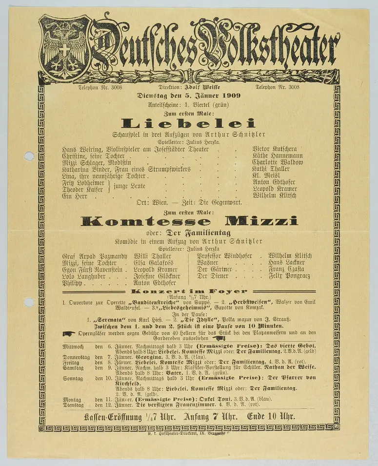 Liebelei, Komtesse Mizzi