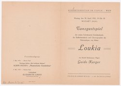 Tanzgastspiel Loukia
