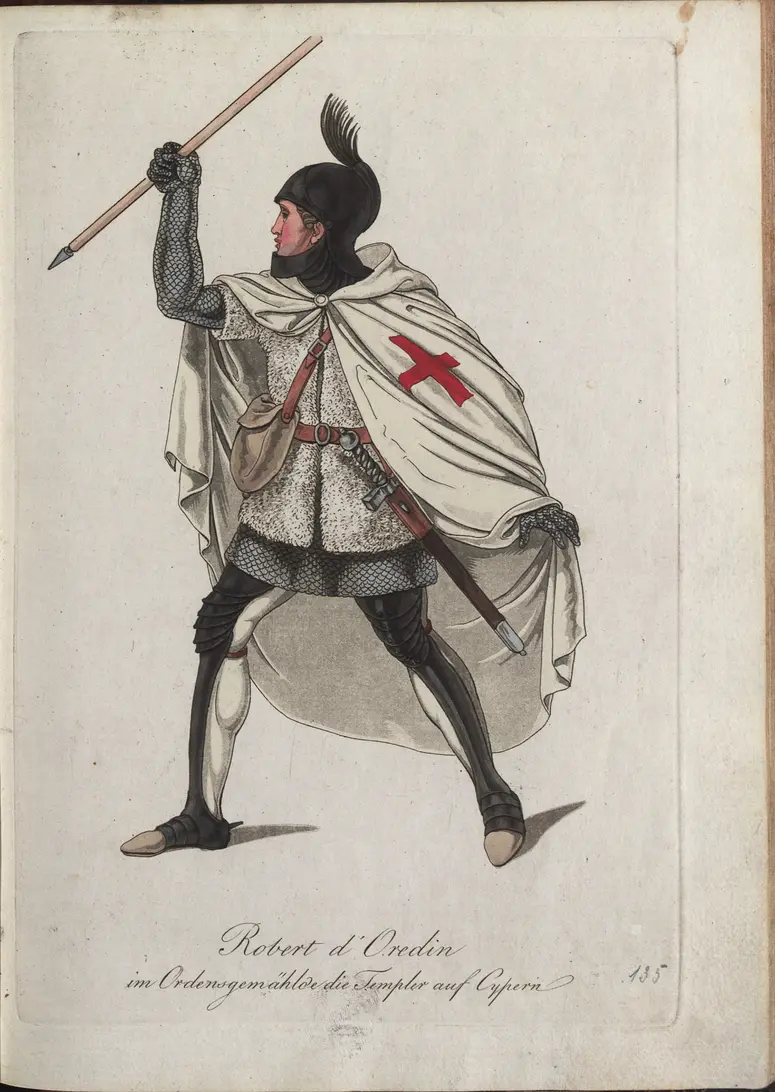 Die Templer auf Cypern, Titel der Serie: Auswahl schöner Costumes für Theater- und Ball-Anzüge