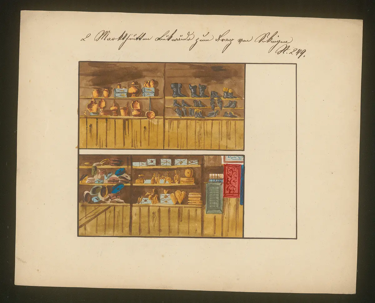 Franz von Sickingen, Titel der Serie: Dekorationsfundus der Hoftheater (Altbestand aus der ersten Hälfte des 19. Jh.)