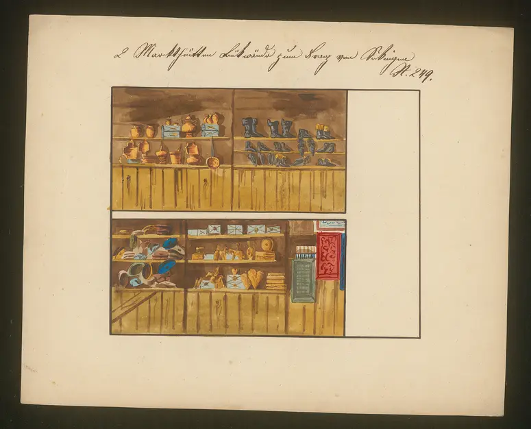 Franz von Sickingen, Titel der Serie: Dekorationsfundus der Hoftheater (Altbestand aus der ersten Hälfte des 19. Jh.)