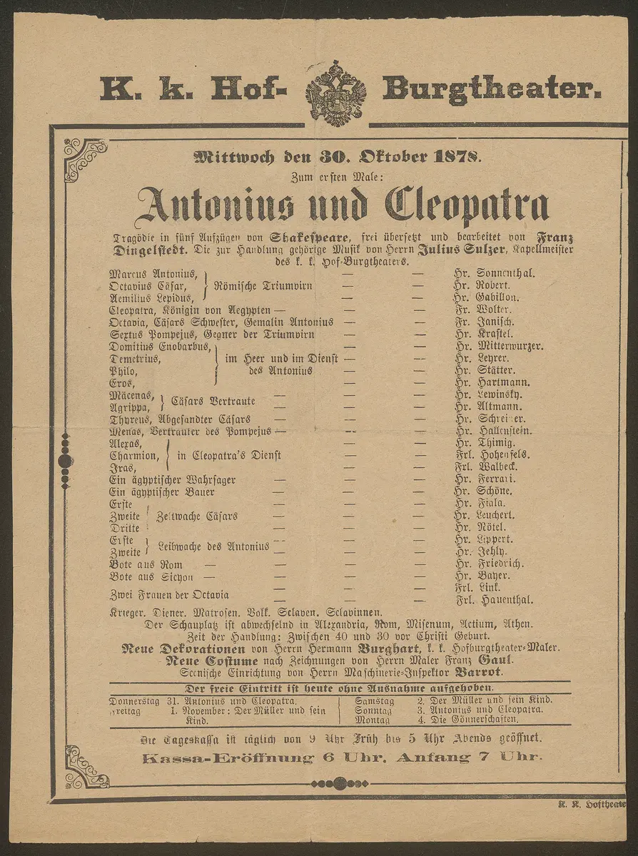 Antonius und Cleopatra