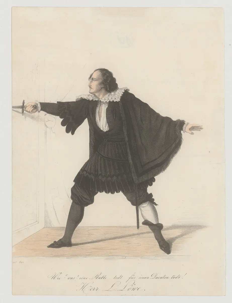 Ludwig Löwe, Verweis auf Stücktitel: Hamlet