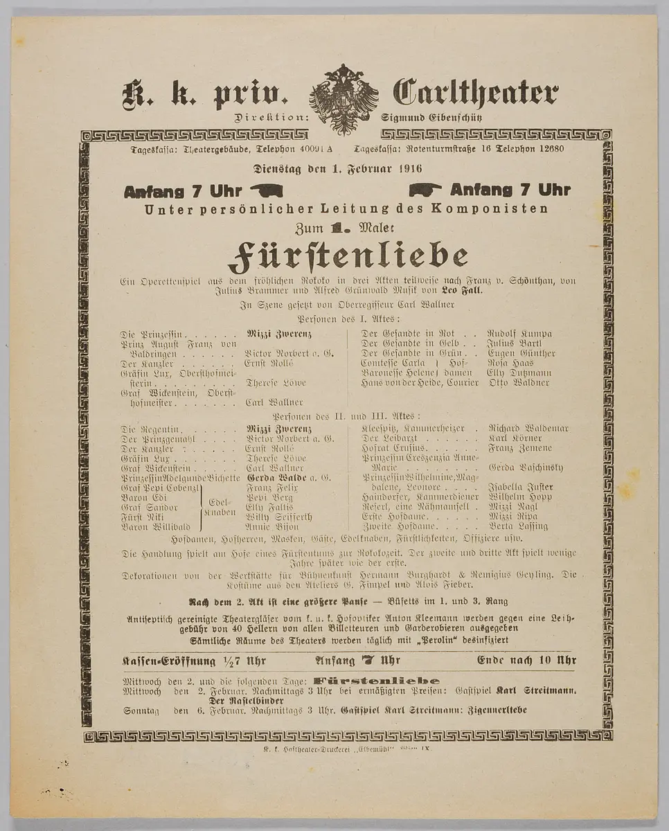 Fürstenliebe
