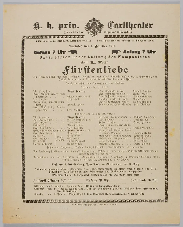 Fürstenliebe