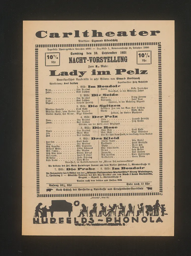 Lady im Pelz