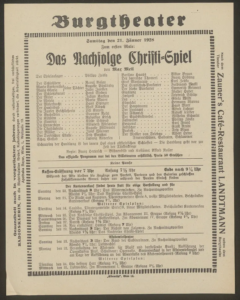 Das Nachfolge Christi-Spiel