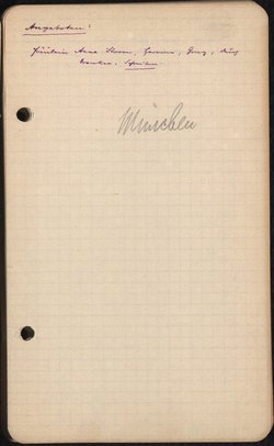 Aufzeichnung