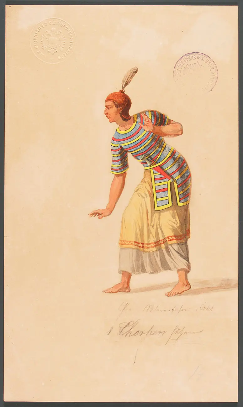 Die Zauberflöte, Titel der Serie: Figurinen des k.k. Hofoperntheaters