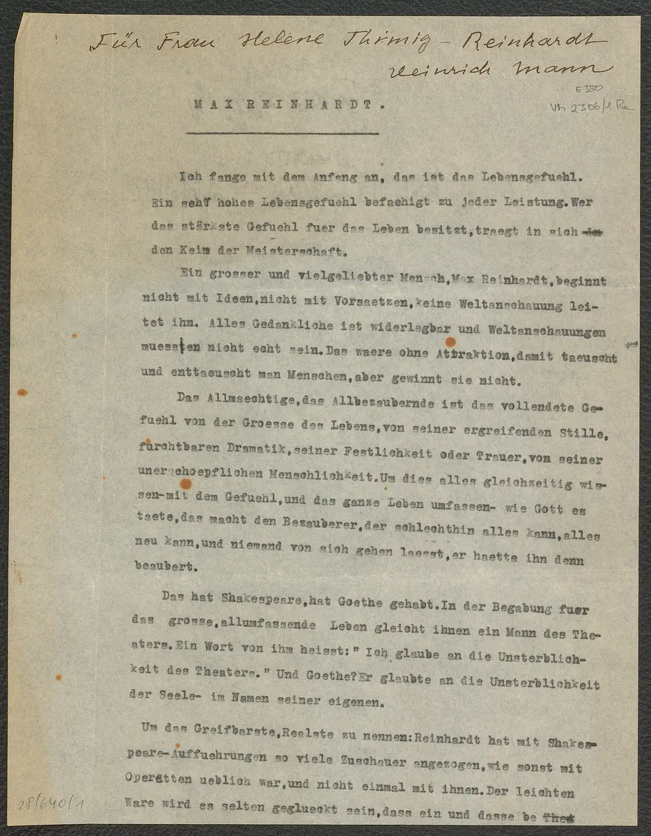 Max Reinhardt