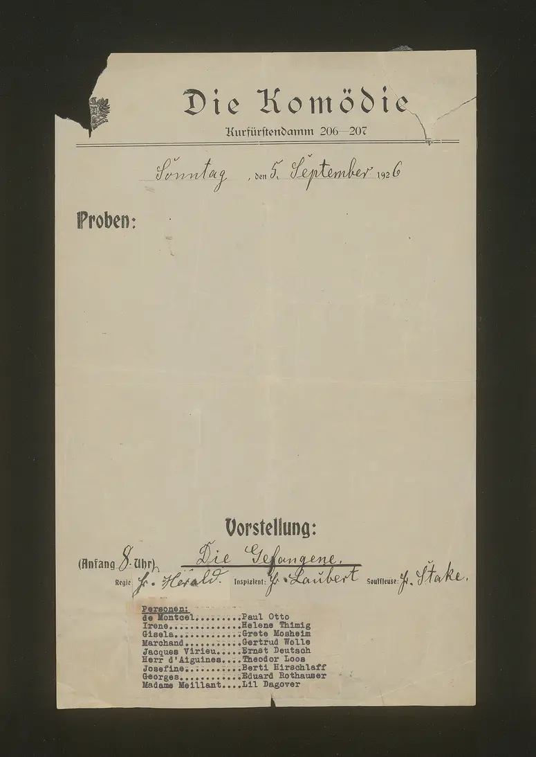 Die Gefangene