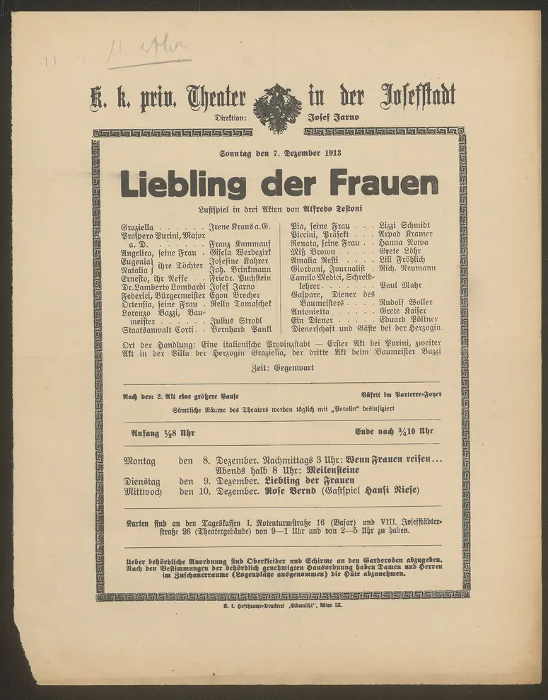 Liebling der Frauen