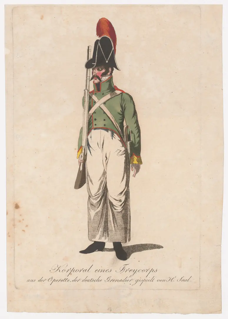 Ignaz Saal, Verweis auf Stücktitel: Der deutsche Grenadier