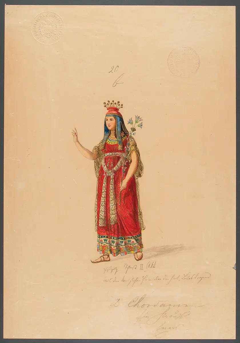 Die Zauberflöte, Titel der Serie: Figurinen des k.k. Hofoperntheaters