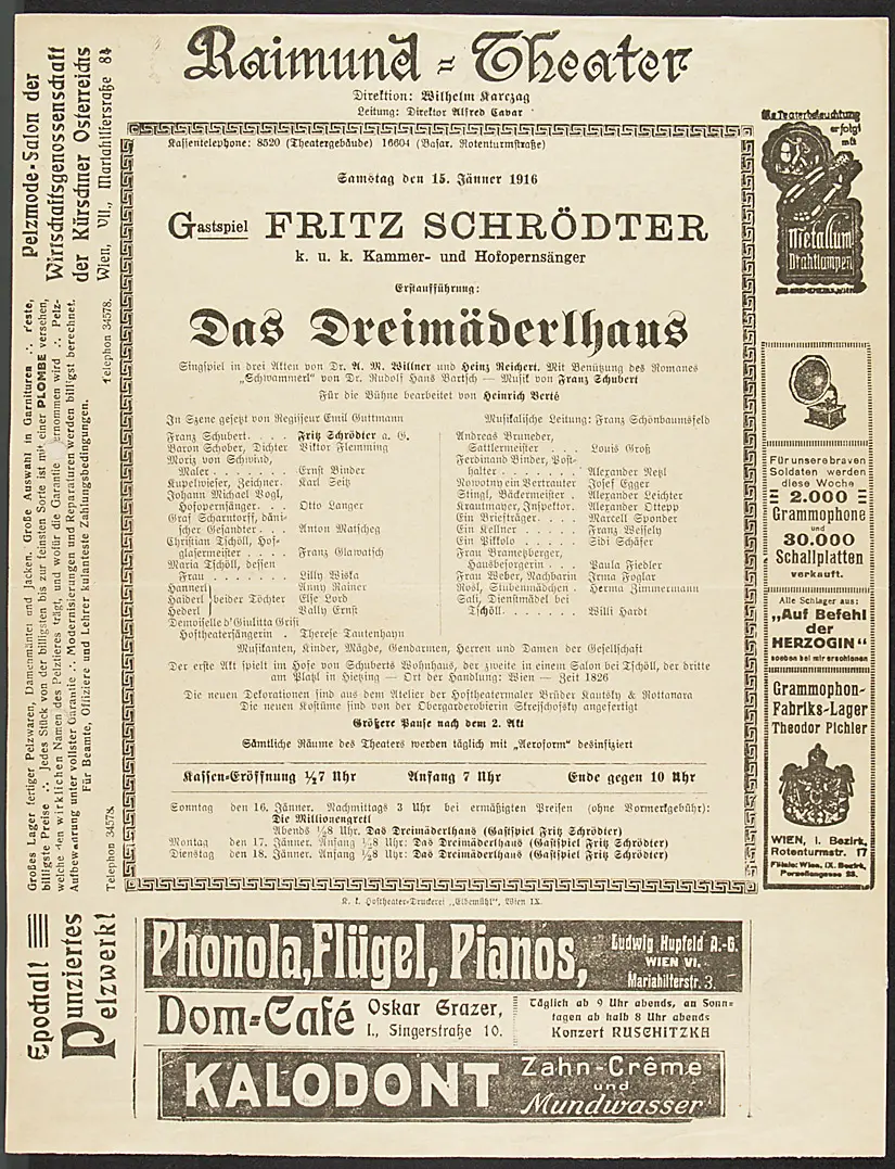 Das Dreimäderlhaus