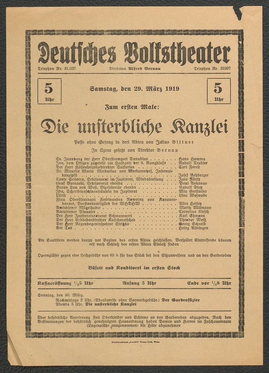 Die unsterbliche Kanzlei