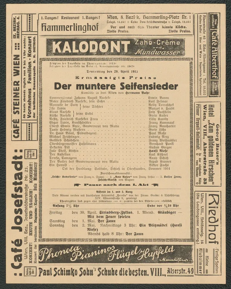Der muntere Seifensieder