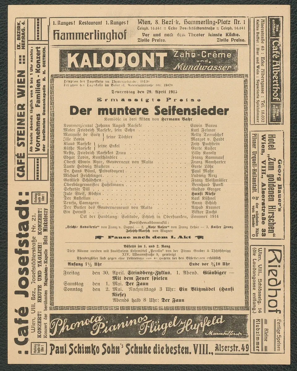 Der muntere Seifensieder